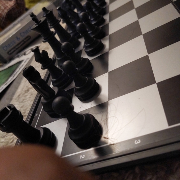 Magnetic Chess and Checkers Boardgame - Picture 5 of 9